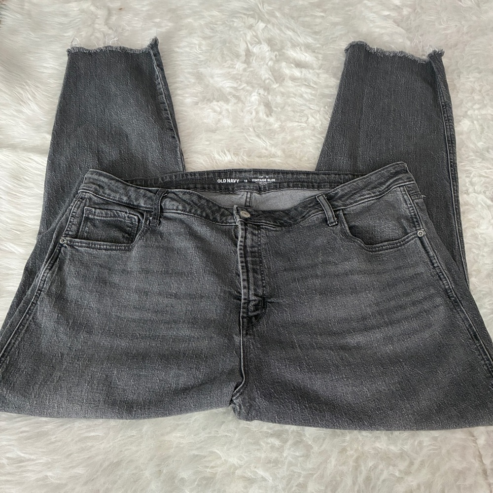 Old Navy Vintage Slim Gray Jeans